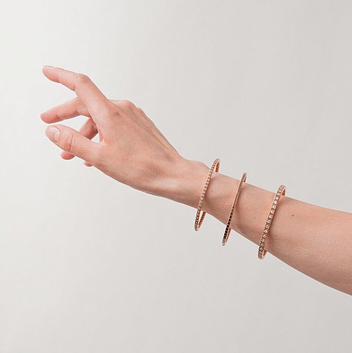 Жорсткий золотий браслет 