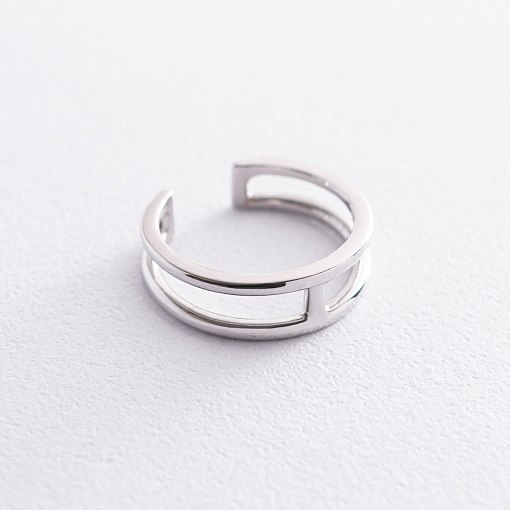 Серебряное кольцо в стиле минимализм 112586