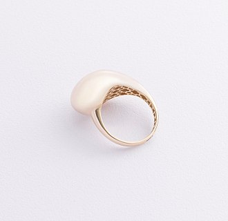 Кольцо "Megan" в желтом золоте к08168 №2