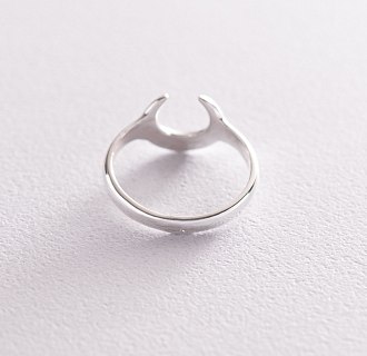 Серебряное кольцо "Лунница" 112566 №5