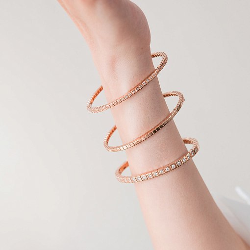 Жорсткий золотий браслет 