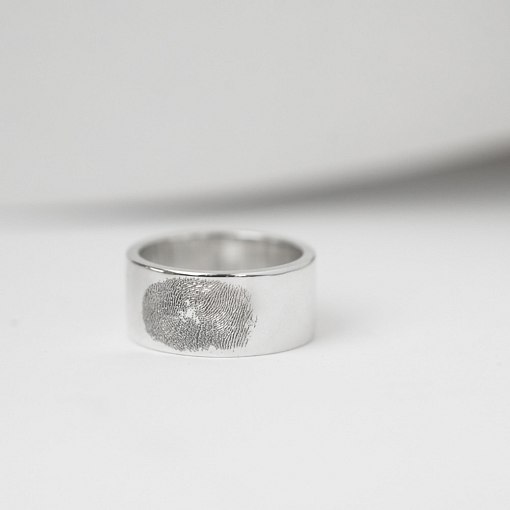 Кольцо Отпечаток в серебре 112126о 5