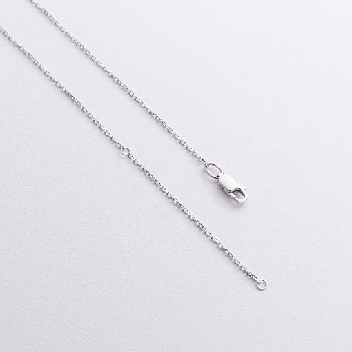 Золотое колье "Крестик" с бриллиантами 739511121 5