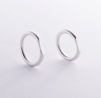 Серебряное кольцо для гравировки 112697 №6