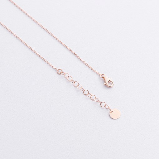 Колье "Megan" в красном золоте (Middle) кол02577 5