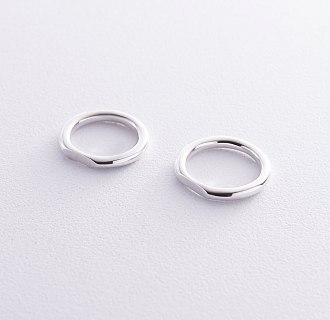 Серебряное кольцо для гравировки 112697 №7
