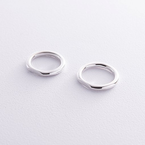 Серебряное кольцо для гравировки 112697 10