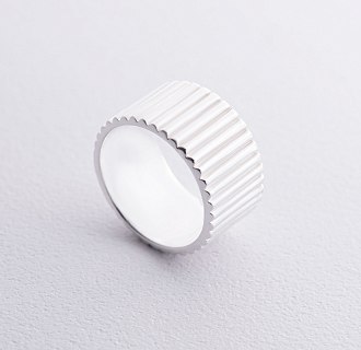 Широкое серебряное кольцо "Энид" 112693 №25