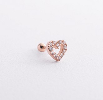 Одиночна золота сережка 