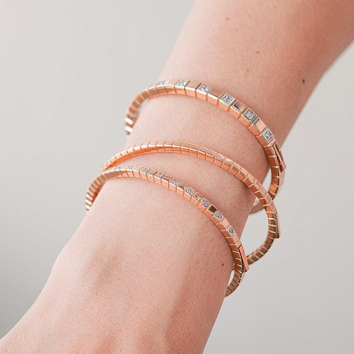 Жорсткий золотий браслет 