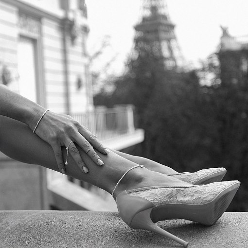 Браслет "Кубики" (белое золото) mini б05463 11