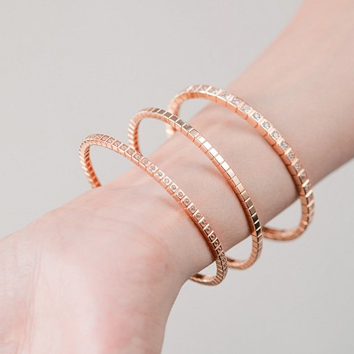 Жорсткий золотий браслет 