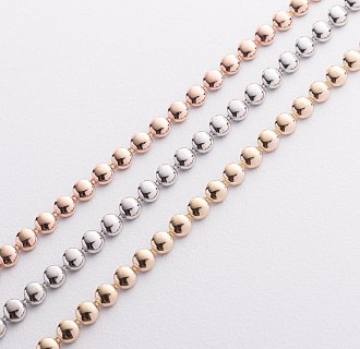 Браслет "Gloria" в красном золоте б05779 №3