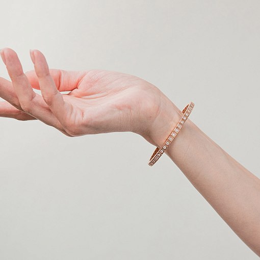 Жорсткий золотий браслет 