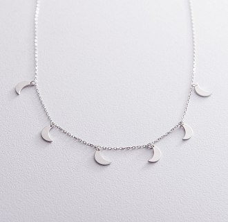 Серебряное колье "Луна" (6 шт) 18947