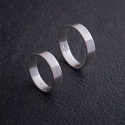 Серебряное кольцо (возможна гравировка) 112139обр 2