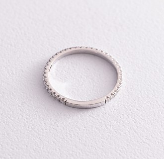 Золотое кольцо "Минимализм" с бриллиантами кб0366 №3