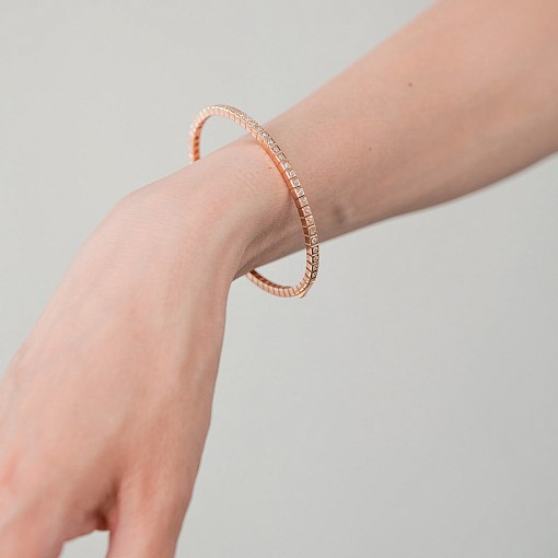 Жорсткий золотий браслет 