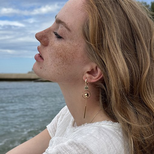 Золоті сережки 