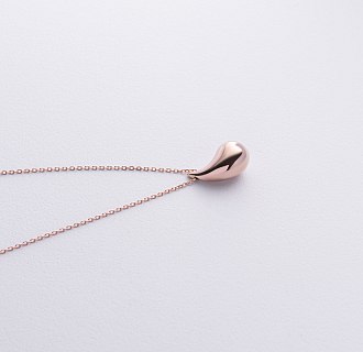 Колье "Megan" в красном золоте (Small) с фианитом кол02585 №2