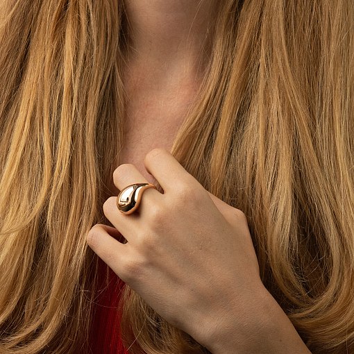 Кольцо "Megan" в красном золоте к08188 2