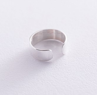 Серебряное кольцо на пальчик ноги 112551 №2