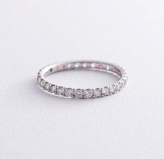 Золотое кольцо с разноцветными сапфирами и бриллиантами кб0504gl №5