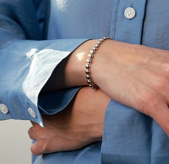 Браслет "Gloria" в белом золоте б05781 №2